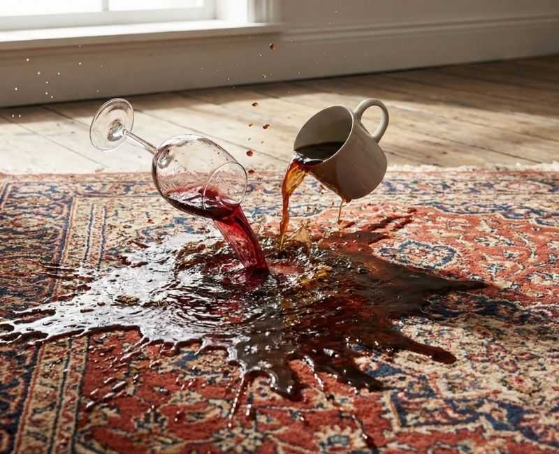 איך להוריד כתם קפה משטיח