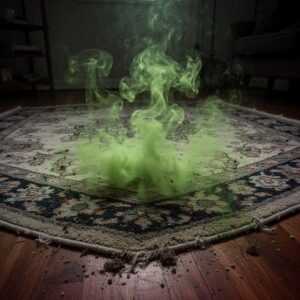 שטיח עם ריח רע